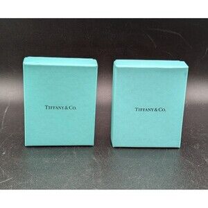 Tiffany & Co. Lot of 2 Gift Boxes with Lids 3.75" x 3" x 1.25"